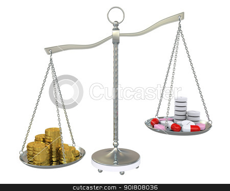 To use this stock image in your creative project, please select the size you need over to the right and click the "Add to Cart" button.
Your downloaded image will come with the Cutcaster watermark removed so don’t worry about the watermark you see on this page. Money and pills in the gold balance scales stock photo, Money and pills in the gold balance scales. Isolated on white background by cherezoff