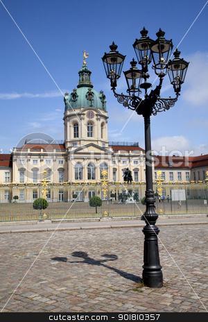 To use this stock image in your creative project, please select the size you need over to the right and click the "Add to Cart" button.
Your downloaded image will come with the Cutcaster watermark removed so don’t worry about the watermark you see on this page. Schloss Charlottenburg stock photo, The magnificent Schloss Charlottenburg in Berlin. by Chris Dorney