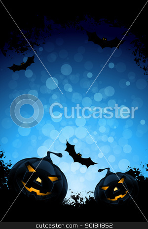 To use this stock image in your creative project, please select the size you need over to the right and click the "Add to Cart" button.
Your downloaded image will come with the Cutcaster watermark removed so don’t worry about the watermark you see on this page. Grunge Background for Halloween Party stock vector clipart, Grunge Background for Halloween Party with Pumpkins and Bats by Vadym Nechyporenko