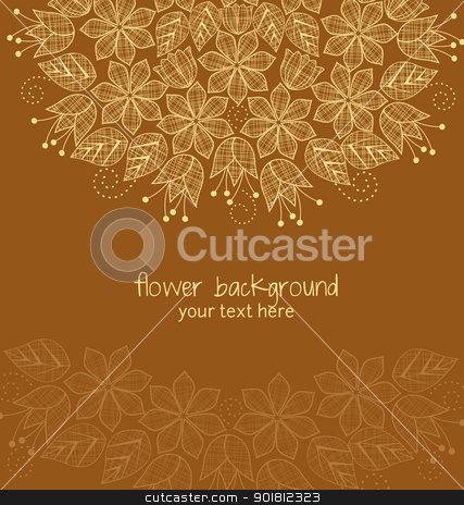 To use this stock image in your creative project, please select the size you need over to the right and click the "Add to Cart" button.
Your downloaded image will come with the Cutcaster watermark removed so don’t worry about the watermark you see on this page. Floral background stock vector clipart, textile decoration flowers in the background by Miroslava Hlavacova