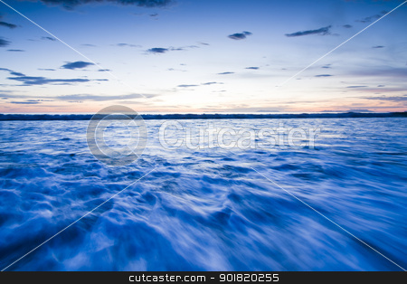 Landscape of sea with dramatic wave in sunset. Landscape of sea with dramatic wave in sunset. stock photo, Landscape of sea with dramatic wave in sunset. by jakgree