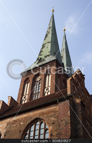 To use this stock image in your creative project, please select the size you need over to the right and click the "Add to Cart" button.
Your downloaded image will come with the Cutcaster watermark removed so don’t worry about the watermark you see on this page. Nikolaikirche (Church of St. Nicholas) - Berlin stock photo, Nikolaikirche in Berlin, Germany. by Chris Dorney