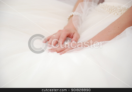 To use this stock image in your creative project, please select the size you need over to the right and click the "Add to Cart" button.
Your downloaded image will come with the Cutcaster watermark removed so don’t worry about the watermark you see on this page. Hands of bride on a wedding white dress stock photo, Hands of bride on a wedding white dress.Pearls on a belt by Vadim