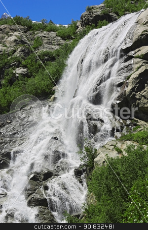 To use this stock image in your creative project, please select the size you need over to the right and click the "Add to Cart" button.
Your downloaded image will come with the Cutcaster watermark removed so don’t worry about the watermark you see on this page. Alibek waterfall. Dombay mountains. The Northern Caucas stock photo, Alibek waterfall. Dombay mountains. The Northern Caucas by sculler