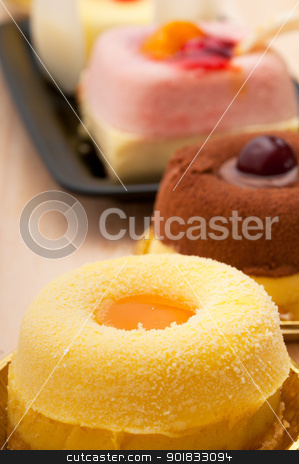 To use this stock image in your creative project, please select the size you need over to the right and click the "Add to Cart" button.
Your downloaded image will come with the Cutcaster watermark removed so don’t worry about the watermark you see on this page. fresh berry fruit cake stock photo, fresh berry fruit cream cake pastry closeup by Francesco Perre