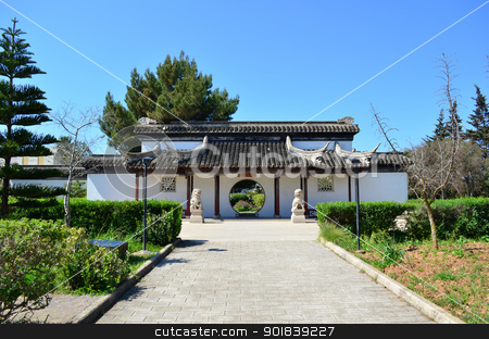 To use this stock image in your creative project, please select the size you need over to the right and click the "Add to Cart" button.
Your downloaded image will come with the Cutcaster watermark removed so don’t worry about the watermark you see on this page. Chinese Garden stock photo, Chinese Garden in Malta by Lenise Zerafa