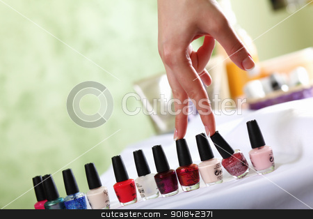 To use this stock image in your creative project, please select the size you need over to the right and click the "Add to Cart" button.
Your downloaded image will come with the Cutcaster watermark removed so don’t worry about the watermark you see on this page. Female hands and manicure related objects stock photo, Female hands and manicure related objects in spa salon by Sergey Nivens