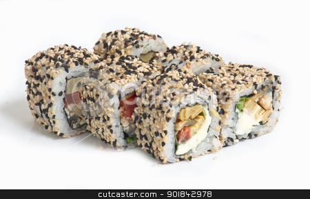 Various kinds of sushi and sashimi Various kinds of sushi and sashimi stock photo, Various kinds of sushi and sashimi by Evgeniy Ovchinnikov