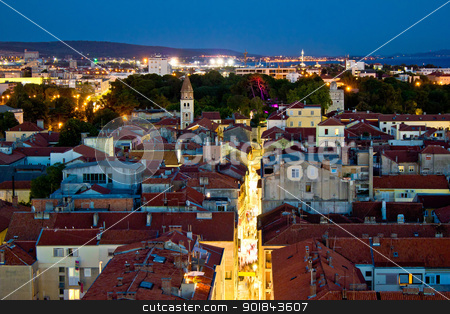 To use this stock image in your creative project, please select the size you need over to the right and click the "Add to Cart" button.
Your downloaded image will come with the Cutcaster watermark removed so don’t worry about the watermark you see on this page. Zadar peninsula calle larga panorama in evening stock photo, Zadar peninsula calle larga panorama in evening, Dalmatia, Croatia by xbrchx