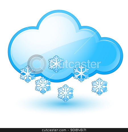 To use this stock image in your creative project, please select the size you need over to the right and click the "Add to Cart" button.
Your downloaded image will come with the Cutcaster watermark removed so don’t worry about the watermark you see on this page. Cloud stock photo, Single weather icon - Cloud with Snow. Illustration on white by dvarg