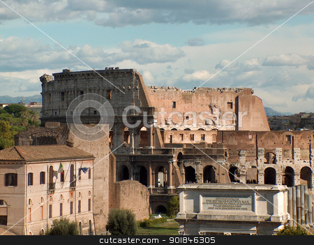 The Coliseum - Rome, Italy The Coliseum - Rome, Italy stock photo, The Coliseum in Rome, Italy. by Click Images