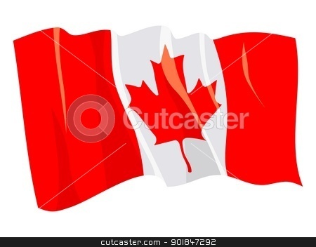 To use this stock image in your creative project, please select the size you need over to the right and click the "Add to Cart" button.
Your downloaded image will come with the Cutcaster watermark removed so don’t worry about the watermark you see on this page. flag from national flags series stock vector clipart, Political waving flag of Canada by Oleksandr Kovalenko