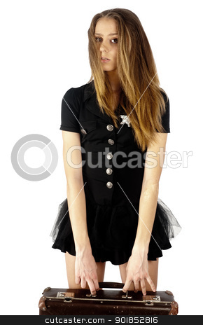 To use this stock image in your creative project, please select the size you need over to the right and click the "Add to Cart" button.
Your downloaded image will come with the Cutcaster watermark removed so don’t worry about the watermark you see on this page. Pretty cop with suitcase stock photo, Young beautiful police woman with old suitcase. Isolatedon white by Aikon