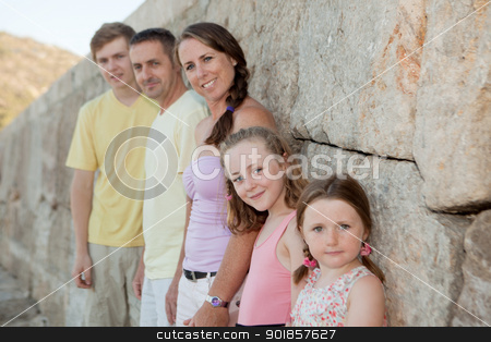 To use this stock image in your creative project, please select the size you need over to the right and click the "Add to Cart" button.
Your downloaded image will come with the Cutcaster watermark removed so don’t worry about the watermark you see on this page. families stock photo, happy families, family group of parents with kids. by mandygodbehear
