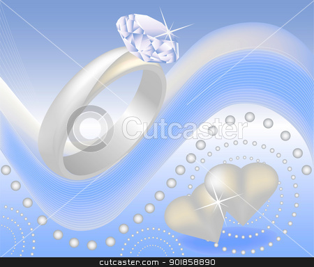 To use this stock image in your creative project, please select the size you need over to the right and click the "Add to Cart" button.
Your downloaded image will come with the Cutcaster watermark removed so don’t worry about the watermark you see on this page. Diamond Ring wedding gift stock vector clipart, Diamond Ring wedding gift by monicaodo