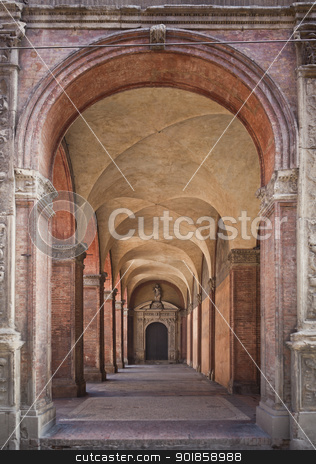 Antique Arcade Antique Arcade stock photo, Antique Arcade in Bologna Italy by Anne-Louise Quarfoth