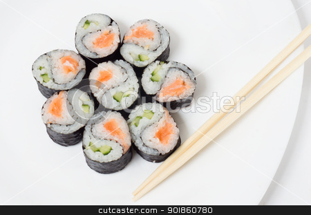 To use this stock image in your creative project, please select the size you need over to the right and click the "Add to Cart" button.
Your downloaded image will come with the Cutcaster watermark removed so don’t worry about the watermark you see on this page. Various kinds of sushi and sashimi stock photo, Various kinds of sushi and sashimi. Isolated. by Evgeniy Ovchinnikov