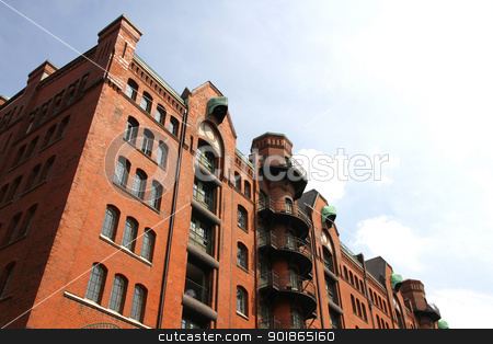 To use this stock image in your creative project, please select the size you need over to the right and click the "Add to Cart" button.
Your downloaded image will come with the Cutcaster watermark removed so don’t worry about the watermark you see on this page. Historic building in the Speicherstadt in Hamburg stock photo, Historic building in the Speicherstadt in Hamburg, Germany, Europe. by Michael Osterrieder