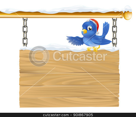 To use this stock image in your creative project, please select the size you need over to the right and click the "Add to Cart" button.
Your downloaded image will come with the Cutcaster watermark removed so don’t worry about the watermark you see on this page. Bluebird Christmas sign stock vector clipart, Bluebird Christmas sign illustration. A cute bluebird wearing a Santa Christmas hat showing what the sign says by pointing its wing.
by Christos Georghiou