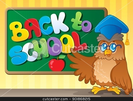 Back to school thematic image 3 Back to school thematic image 3 stock vector clipart, Back to school thematic image 3 - vector illustration. by Klara Viskova