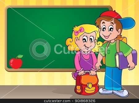 Schoolboard theme image 3 Schoolboard theme image 3 stock vector clipart, Schoolboard theme image 3 - vector illustration. by Klara Viskova
