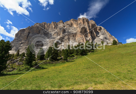 To use this stock image in your creative project, please select the size you need over to the right and click the "Add to Cart" button.
Your downloaded image will come with the Cutcaster watermark removed so don’t worry about the watermark you see on this page. Langkofel - Sassolungo mount stock photo, summer view of Langkofel - Sassolungo mountain from Sella pass, Trentino Alto Adige, Italy by ANTONIO SCARPI
