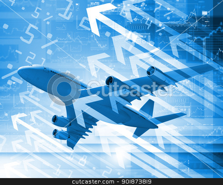 To use this stock image in your creative project, please select the size you need over to the right and click the "Add to Cart" button.
Your downloaded image will come with the Cutcaster watermark removed so don’t worry about the watermark you see on this page. Plane against business background stock photo, Image of a plane against business background by Sergey Nivens