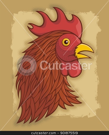 To use this stock image in your creative project, please select the size you need over to the right and click the "Add to Cart" button.
Your downloaded image will come with the Cutcaster watermark removed so don’t worry about the watermark you see on this page. Red rooster's head stock vector clipart, Red rooster's head illustration on beige grunge background. by fractal.gr