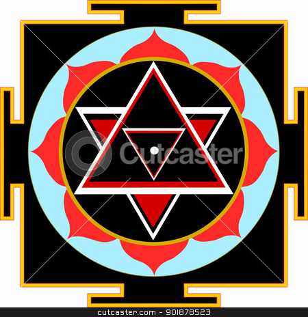 Shri Shiva-Yantra Shri Shiva-Yantra stock vector clipart, Sacred Yantra of Lord Shiva by Viacheslav Belyaev