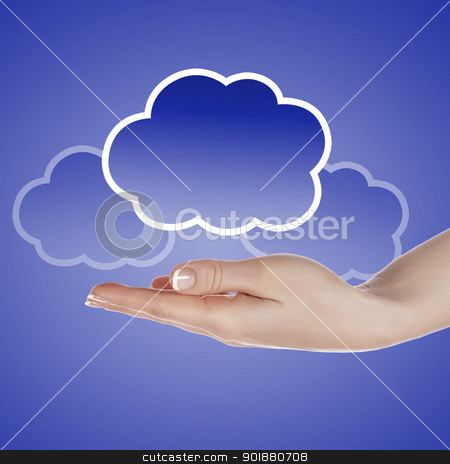 To use this stock image in your creative project, please select the size you need over to the right and click the "Add to Cart" button.
Your downloaded image will come with the Cutcaster watermark removed so don’t worry about the watermark you see on this page. Hand with cloud computing symbol stock photo, Hand with cloud computing symbol against colour background by Sergey Nivens