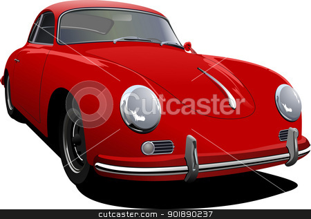 To use this stock image in your creative project, please select the size you need over to the right and click the "Add to Cart" button.
Your downloaded image will come with the Cutcaster watermark removed so don’t worry about the watermark you see on this page. Red car sedan on the road. Vector illustration stock vector clipart, Red car sedan on the road. Vector illustration by Leonid Dorfman