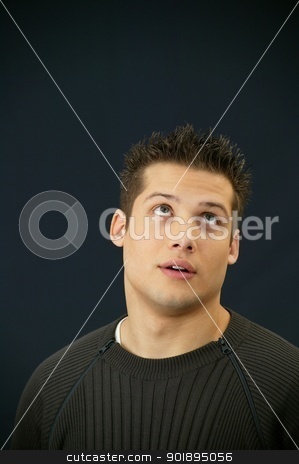 To use this stock image in your creative project, please select the size you need over to the right and click the "Add to Cart" button.
Your downloaded image will come with the Cutcaster watermark removed so don’t worry about the watermark you see on this page. Dumb looking man stock photo, Dumb looking man by photography33