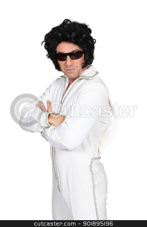 Man dressed up in an Elvis costume Man dressed up in an Elvis costume stock photo, Man dressed up in an Elvis costume by photography33