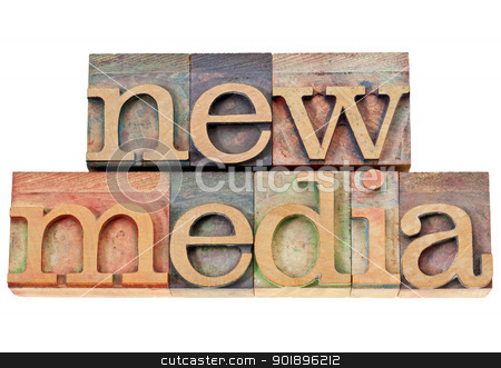 To use this stock image in your creative project, please select the size you need over to the right and click the "Add to Cart" button.
Your downloaded image will come with the Cutcaster watermark removed so don’t worry about the watermark you see on this page. new media in wood type stock photo, new media - isolated words in vintage letterpress wood type stained by color inks by Marek Uliasz