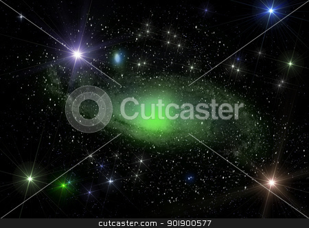 To use this stock image in your creative project, please select the size you need over to the right and click the "Add to Cart" button.
Your downloaded image will come with the Cutcaster watermark removed so don’t worry about the watermark you see on this page. Green spiral galaxy and star dust stock photo, Green spiral galaxy and star dust shined with stars by Anatolii Vasilev