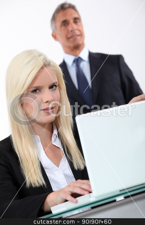 To use this stock image in your creative project, please select the size you need over to the right and click the "Add to Cart" button.
Your downloaded image will come with the Cutcaster watermark removed so don’t worry about the watermark you see on this page. Man approaching blond woman stock photo, Man approaching blond woman by photography33