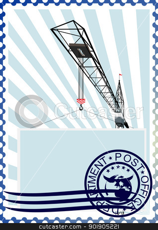 To use this stock image in your creative project, please select the size you need over to the right and click the "Add to Cart" button.
Your downloaded image will come with the Cutcaster watermark removed so don’t worry about the watermark you see on this page. Postage stamp. The construction crane stock vector clipart, The illustration on a postage stamp. Construction tower crane by Sergey Skryl