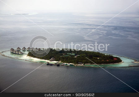 To use this stock image in your creative project, please select the size you need over to the right and click the "Add to Cart" button.
Your downloaded image will come with the Cutcaster watermark removed so don’t worry about the watermark you see on this page. The Maldives stock photo, Aerial shot of a vacation island in the Maldives by Abdul Sami Haqqani