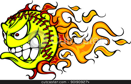 To use this stock image in your creative project, please select the size you need over to the right and click the "Add to Cart" button.
Your downloaded image will come with the Cutcaster watermark removed so don’t worry about the watermark you see on this page. Flaming Fastpitch Softball Face Vector Cartoon stock vector clipart, Cartoon Vector Image of a Flaming Fast Pitch Softball with Angry Face by chromaco