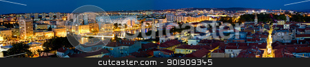 City of Zadar aerial panorama City of Zadar aerial panorama stock photo, City of Zadar aerial panorama, Dalmatia, Croatia by xbrchx