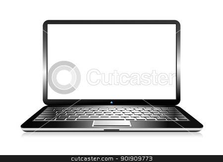 To use this stock image in your creative project, please select the size you need over to the right and click the "Add to Cart" button.
Your downloaded image will come with the Cutcaster watermark removed so don’t worry about the watermark you see on this page. Laptop Computer stock vector clipart, Laptop with space for your message by Fenton