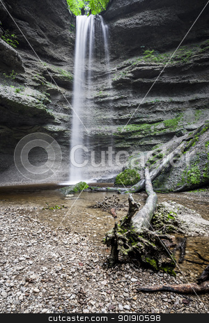 Paehler Schlucht waterfall Paehler Schlucht waterfall stock photo, An image of the nice waterfall at the Paehler Schlucht in Bavaria Germany by Markus Gann