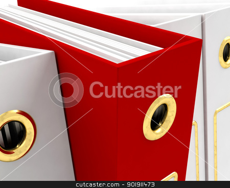 To use this stock image in your creative project, please select the size you need over to the right and click the "Add to Cart" button.
Your downloaded image will come with the Cutcaster watermark removed so don’t worry about the watermark you see on this page. Red File Amongst White Closeup For Getting Office Organized stock photo, Red File Amongst White Closeup For Getting The Office Organized by stuartmiles