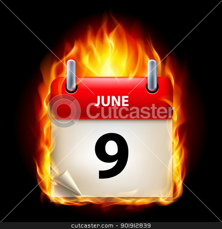 To use this stock image in your creative project, please select the size you need over to the right and click the "Add to Cart" button.
Your downloaded image will come with the Cutcaster watermark removed so don’t worry about the watermark you see on this page. Burning calendar stock photo, Ninth June in Calendar. Burning Icon on black background by dvarg