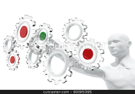 To use this stock image in your creative project, please select the size you need over to the right and click the "Add to Cart" button.
Your downloaded image will come with the Cutcaster watermark removed so don’t worry about the watermark you see on this page. Person selecting gear icons stock photo, Person selecting gear icons by genialbaron
