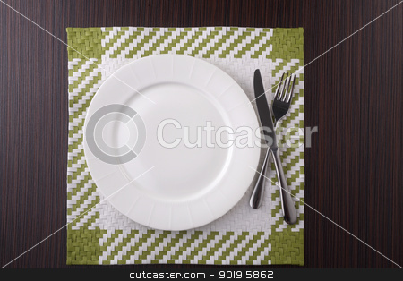 To use this stock image in your creative project, please select the size you need over to the right and click the "Add to Cart" button.
Your downloaded image will come with the Cutcaster watermark removed so don’t worry about the watermark you see on this page. cutlery stock photo, Fork and knife and white plate by eskaylim