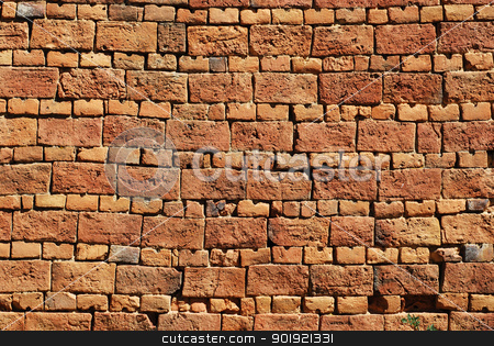 To use this stock image in your creative project, please select the size you need over to the right and click the "Add to Cart" button.
Your downloaded image will come with the Cutcaster watermark removed so don’t worry about the watermark you see on this page. Old country house brick wall stock photo, Old country house red brick wall as background by Aleksandar Varbenov