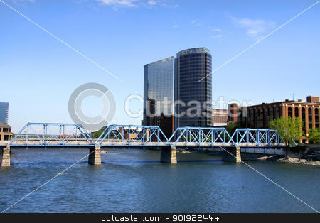 To use this stock image in your creative project, please select the size you need over to the right and click the "Add to Cart" button.
Your downloaded image will come with the Cutcaster watermark removed so don’t worry about the watermark you see on this page. Downtown Grand Rapids stock photo, Beautiful Downtown Grand Rapids in Michigan by Sreedhar Yedlapati