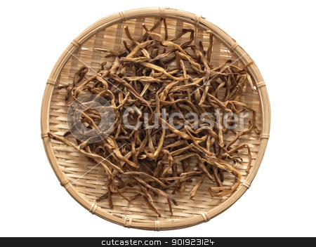 Dried daylily dried daylily stock photo, close up of a basket of dried daylily isolated on white by zkruger