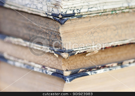 To use this stock image in your creative project, please select the size you need over to the right and click the "Add to Cart" button.
Your downloaded image will come with the Cutcaster watermark removed so don’t worry about the watermark you see on this page. isolated old books stock photo, Detail of the old books by Siloto